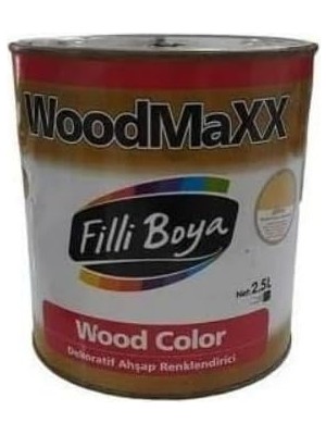 Nacario Filli Boya Woodmaxx Ahşap Renkl. Açık Meşe 2.5 Lt