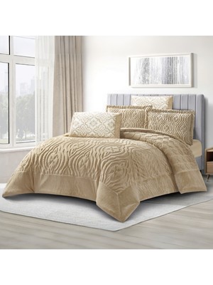 Roya Home Embossa Luxe 5 Parça Uyku Seti (220X240)