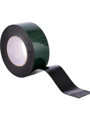 Nacario Çift Taraflı Köpük Sünger Bant Eva Montaj Bandı Siyah 40 mm x 10 Metre Etil Vinil Asetat 1 Adet
