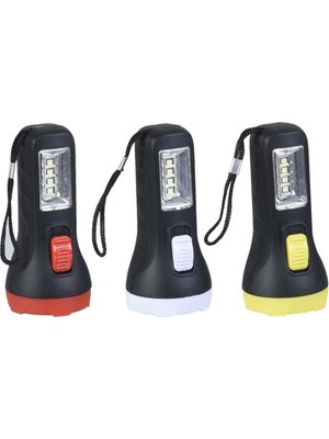 Nacario Golf PF-888 Pilli LED Fener,deprem Feneri, Ilk Yardım Feneri, Trafik Seti, Acil Durum Çantası