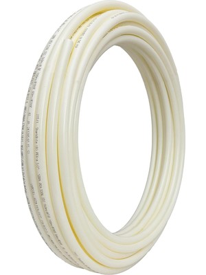 Nacario Sharkbite 1/2 Inç x 100 Fit Beyaz Pex-A, Pex Boru Esnek Su Borusu, Sıhhi Tesisat Için Su Borusu, UA60W100