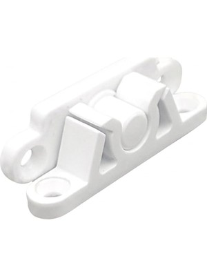 Nacario 17X25 mm Plastik Sineklik Çıtçıt 5 Adet - Beyaz Renk Pencere ve Kapı Sinekliği Yedek Parçası - Dayanıklı Plastik Sineklik Tamir Takımı Aksesuarları - Kolay Montaj Sineklik Çıtçıt