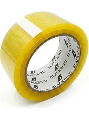 Nacario Blackbird 45MM x 100 Metre Şeffaf Ambalaj Çözümü - Güçlü Yapışkanlı Koli Kapama ve Paketleme Rulosu (1)