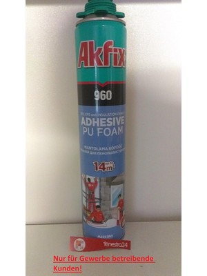 Nacario 1 x 800 ml B2 Akfix 960 Pu Wdvs Klebeschaum Perimeterkleber Daemmstoffkleber