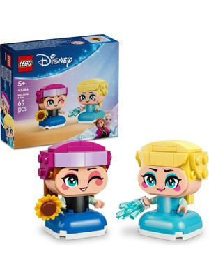 Nacario LEGO Disney Princess Karlar Ülkesi Mini Anna ve Elsa 43284 – 5 Yaş ve Üzeri Çocuklar Için Küçük Elsa ve Anna Karakterleri ile Aksesuarlarını Içeren Yaratıcı Oyuncak Yapım Seti, Hediye Fikri (65 Parça)