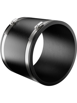 Nacario Fernco 1056-66 6 Inç Dökme Demir/plastik/çelik Tesisat Bağlantıları Için Esnek Pvc Boru Bağlantıları Siyah