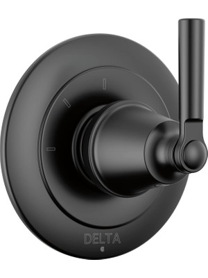 Nacario Delta Faucet Saylor Siyah 3 Ayar Duş Kolu Saptırıcı Trim Kiti, Saptırıcı Valf Trim Kiti, Duş Yönlendirme Seti, Mat Siyah T11835-BL (Valf Dahil Değildir)