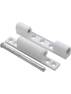 Nacario Pvc Menteşe, Beyaz Kapı Menteşesi, 90 Mm, Pimapen Uyumlu