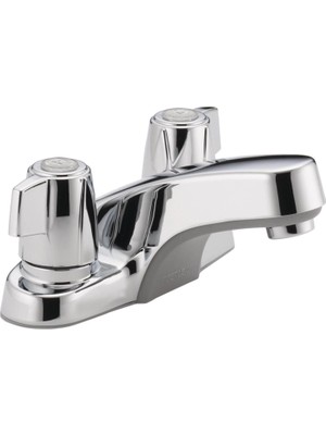 Nacario Peerless P246LF Klasik Iki Saplı Banyo Bataryası, Krom