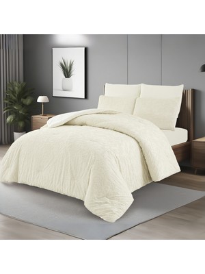 Roya Home Ivory Botanica Premium Uyku Seti – 220×240 Çift Kişilik, Lüks & Yumuşak Dokulu