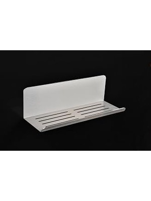 Nacario Deltahome Paslanmaz Çelik 28CM Banyo Rafı Duş Rafı - Yapışkanlı Montaj - Anında Kolay Montaj - Inox