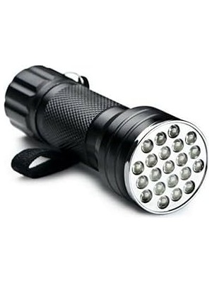 Nacario Gaman Uv Işık El Feneri, 21 LED Ultraviyole Mor Işık, Para ve Kimlik Kontrol Cihazı