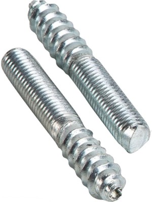 Nacario X-Perk Saplama Ahşap Ağaç Vidası Ahşap Vida Montaj Vidası Trifon Vida Metrik 6 Çap 6 mm Boy 5 cm 2 Adet