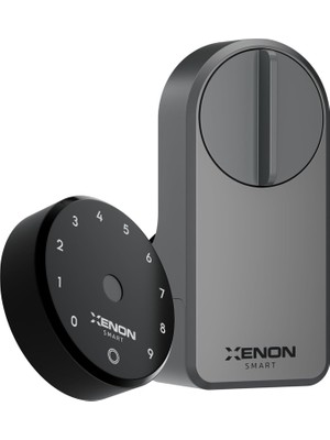 Nacario Xenon Smart Akıllı Otomatik Motorlu Kapı Kilidi Parmak Izi Şifreli Wi-Fi Mobil Uygulama ile Kontrol Kolay Kurulum Uzaktan Kilitleme/açma Mekanik Anahtarsız Kilit X8070
