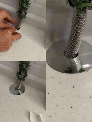Nacario Orret Home 2 Adet Musluk Aynası,doğal Gaz Boru Aynası,yapışkanlı Musluk Aynası (2)