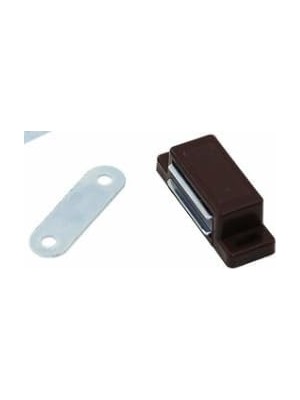Nacario Kahve Renkli Mıknatıslı Sineklik Cıt Cıt Kilidi, 4.5 Cm, 5 Adet