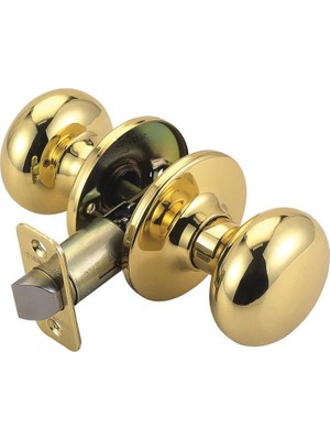 Nacario Design House 753269 Cambridge 2 Yollu Mandallı Geçit Kapı Kolu, Parlak Pirinç