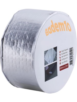 Nacario Çamur Bant Çatı Izolasyon Ses Su Yalıtım Tamir Sakız Bandı Gri 48 mm x 2 Metre 1 Adet