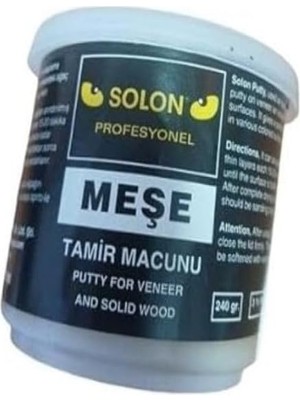 Nacario Solon Çok Amaçlı Ahşap Parke Masa Sehpa Çizik Çok Amaçlı Tamir Dolgu Macunu Meşe 240 gr