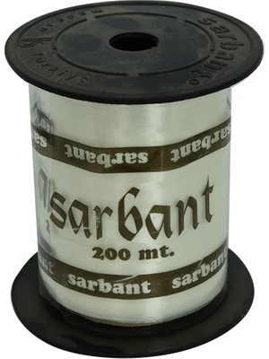 Nacario Sarbant Şerit Rafya Parti Eğlence Balon Ipi Karma Renk 8 mm x 200 M