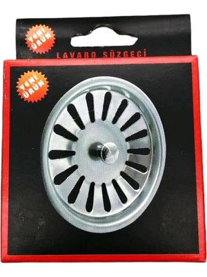 Nacario Yeni Çöpmak Metal Lavabo Süzgeç (5122)