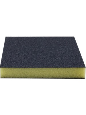 Nacario BADEM10 Yassı Sünger Zımpara 9.5 x 12.5 cm Takoz Blok Flex Taşlama Ahşap El Zımparası 180 Kum 1 Adet