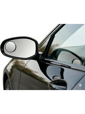 Nacario Geniş Açılı Araç Kör Nokta Aynası - 2'li Set, Ayarlanabilir Dikiz Aynası Yardımcı Çerçevesiz Hd Cam Ayna