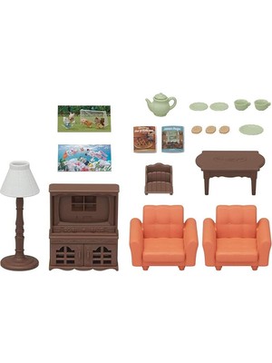 Nacario Sylvanian Families Epoch Oturma Odası Seti
