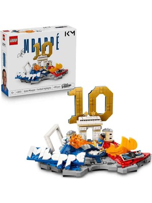 TeknoKapsül LEGO Editions Kylian Mbappé – Unutulmaz Futbol Anları 43013 - 10 Yaş ve Üzeri Çocuklar Için Dekorati