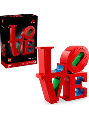 TeknoKapsül LEGO ® Art Love Yapım Seti 31214 – Yetişkinler Için Dekoratif Yapım Seti (791 Parça)