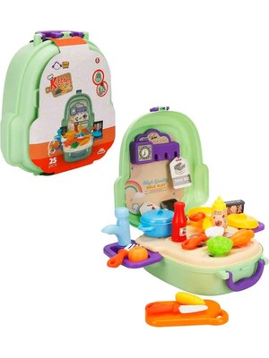 TeknoKapsül Little Chef Çantalı Mutfak Seti