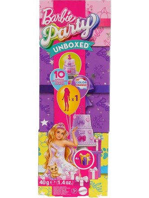 TeknoKapsül Barbie Parti Paketi Minik Dostumun Doğum Günü Serisi JFG70
