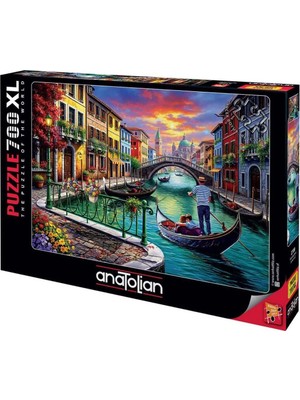 TeknoKapsül Anatolian 700 Parça Xl Puzzle: Gondola Nera
