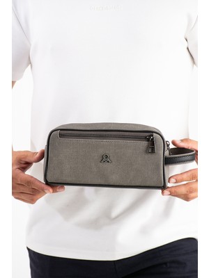 Mega 435  Erkek El Portföyü El Çantası Clutch Çanta Traş Çantası