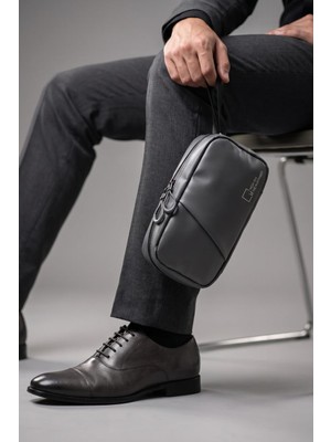Mega 1037 Erkek El Portföyü El Çantası Clutch Çanta Traş Çantası