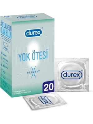 TeknoKapsül Durex Yok Ötesi Slim Fit 20LI