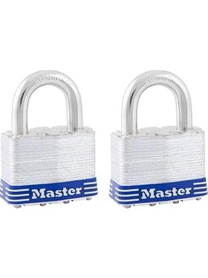 Nacario Master Lock Anahtarlı 5t Dış Mekan Asma Kilit, 2 Paket Anahtarlı