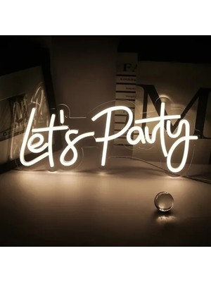 Let's Party Neon LED Tabela