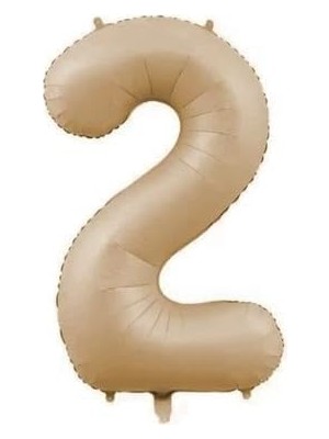 Nacario Benim Marifetlerim - 2 Rakamı Karamel Folyo Balon 34 Inch 86 cm