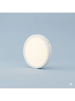 Yurdugül HL-3324 24W Sıva Üstü Yuvarlak LED Panel Gün Işığı 3000K – Modern Tavan Armatürü