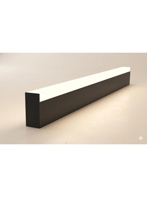 Yurdugül 100 cm Lineer LED Sarkıt Armatür 3000K Günışığı Siyah Kasa Kademeli Difüzör