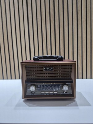 RT-558 Modern Bluetooth Fm-Usb-Tf-Aux Şarjlı Nostaljik Radyo