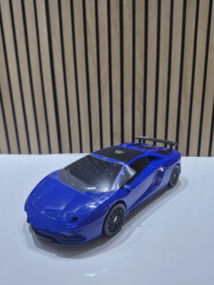 RT-1976 Mavi (Blue) Arabalı Bluetooth Fm-Usb-Tf-Aux Şarjlı Nostaljik Radyo
