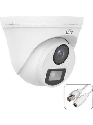 Unv UAC-T112-AF28 Ahd Dome Güvenlik Kamera 2mp 2.8mm4 In 1 Sabit Lensli Sesli