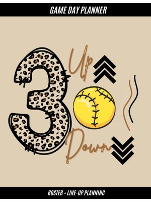 Nacario Independently Published Softball Coach Game Planner - The Game Day Companion Notebook: 75 Pages | 8.5 x 11IN.