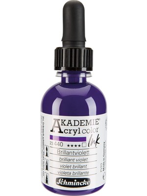 Nacario Schmincke Akademie Akrilik Mürekkep 50 ml 440 Brilliant Violet