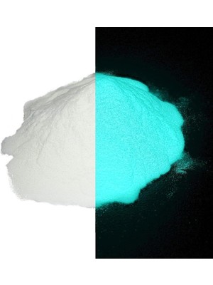 Nacario Capital 50G Mavi Renk Fosfor Tozu Glow In Dark Karanlıkta Parlayan Boya