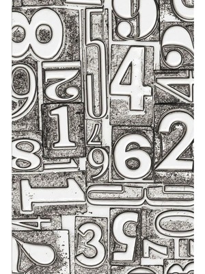 Nacario Sizzix 3D Doku Kalıbı - Tim Holtz Numbered