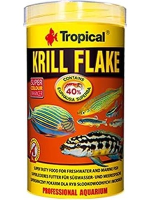 Nacario Tropical Krill Flake 250GR Kovadan Bölme