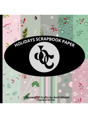 Nacario Independently Published Holidays Scrapbook Paper: Double-Sided Paper Pad: Decorative Christmas Craft Pages